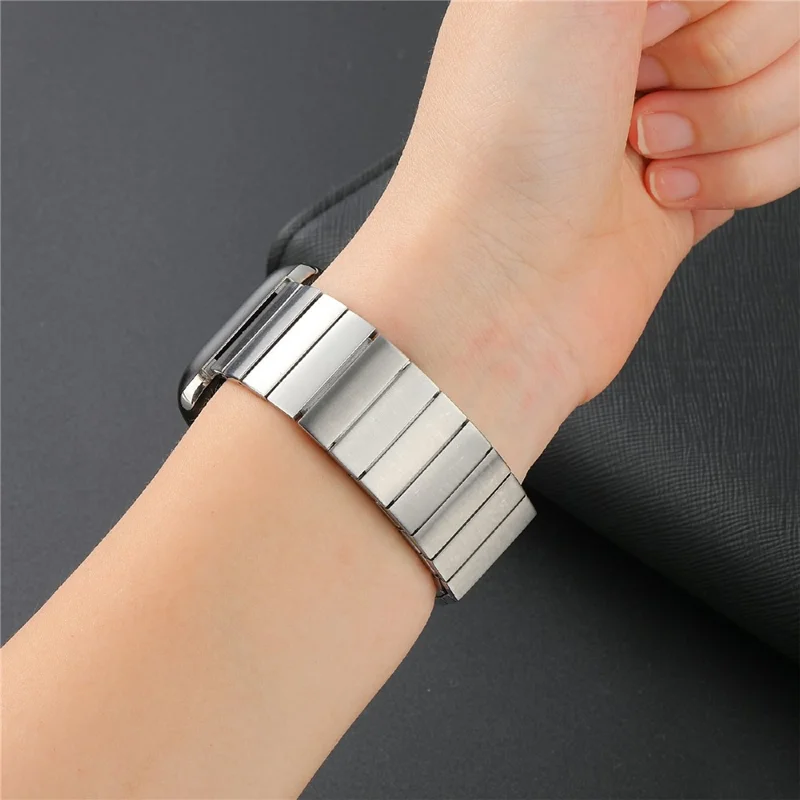 Strap for Apple Watch Series 10 9 8 7 SE 6 5 4 3 2 1 42mm 41mm 40mm 38mm Magnetic Stainless Steel Watch Band - Pink