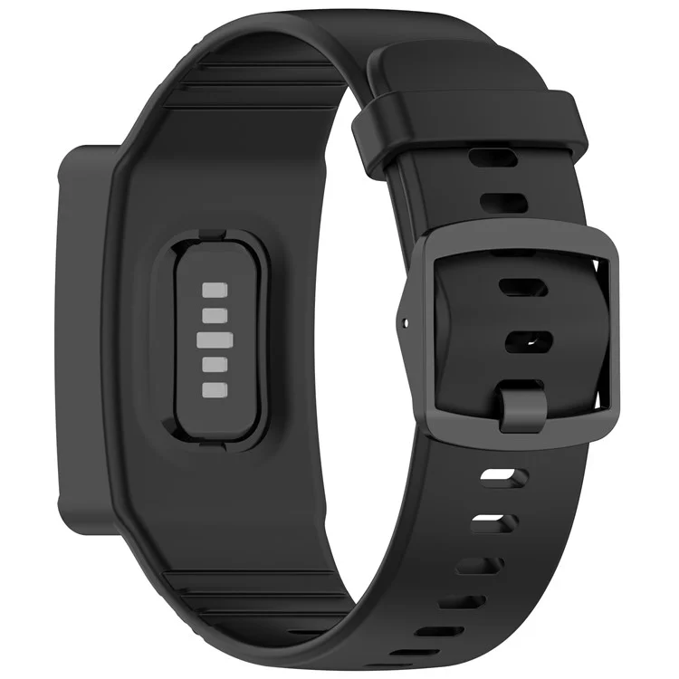 For WHOOP 4.0 Fitness Tracker Silicone Wristband Replacement Strap Integrated with Protective Case - Black