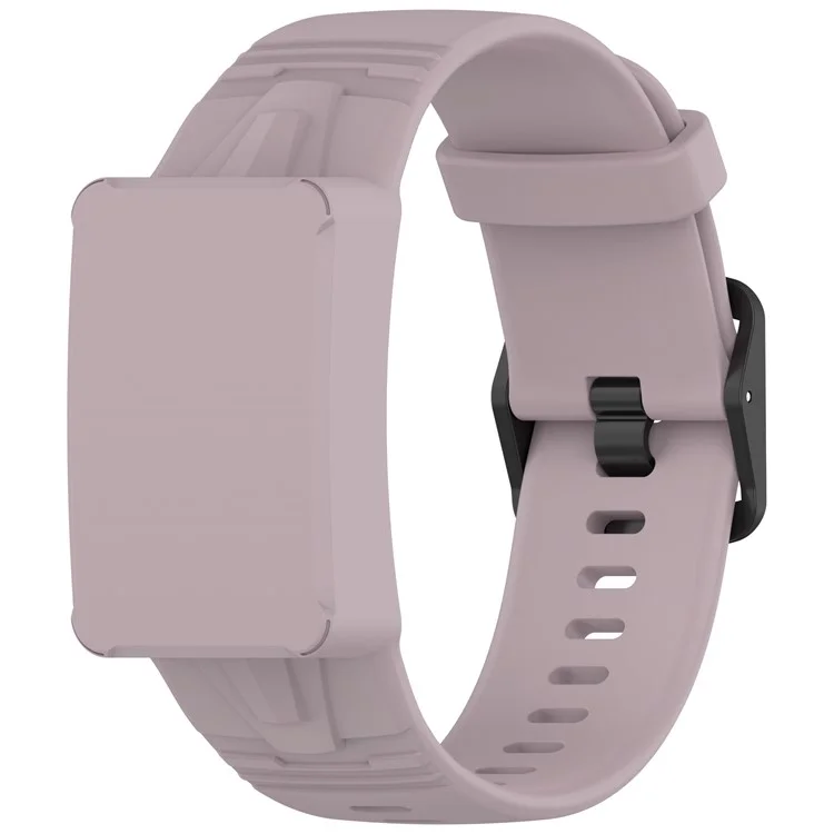 Pour WHOOP 4.0 Bracelet de Suivi de Fitness en Silicone Bracelet de Remplacement Intégré avec Étui de Protection - Violet