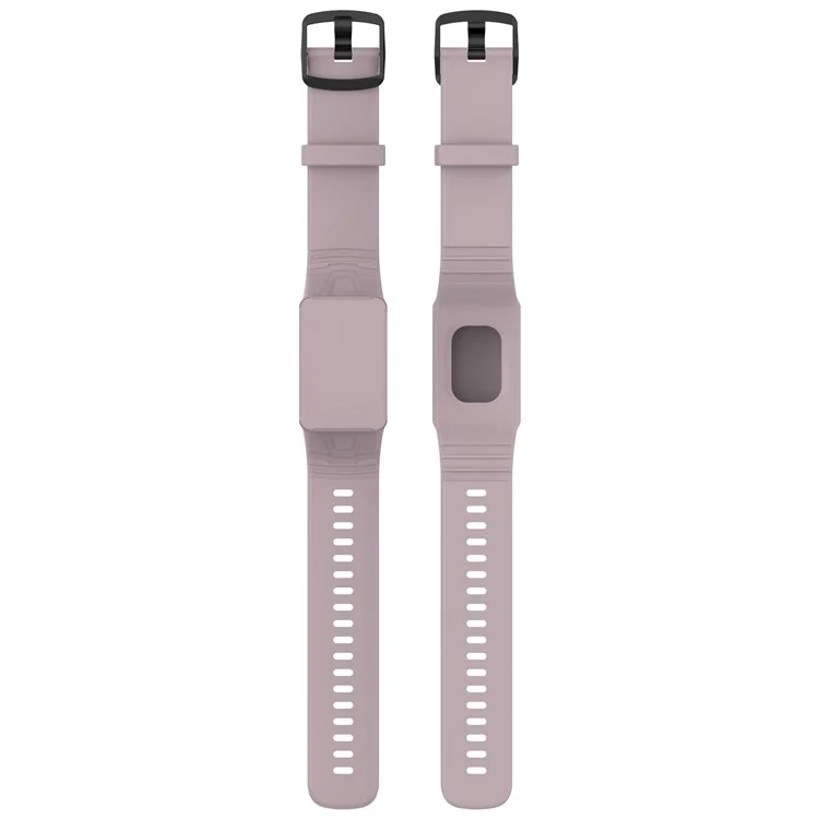 Pour WHOOP 4.0 Bracelet de Suivi de Fitness en Silicone Bracelet de Remplacement Intégré avec Étui de Protection - Violet