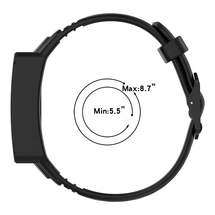 Pour WHOOP 4.0 Bracelet de Suivi de Fitness en Silicone Bracelet de Remplacement Intégré avec Étui de Protection - Violet