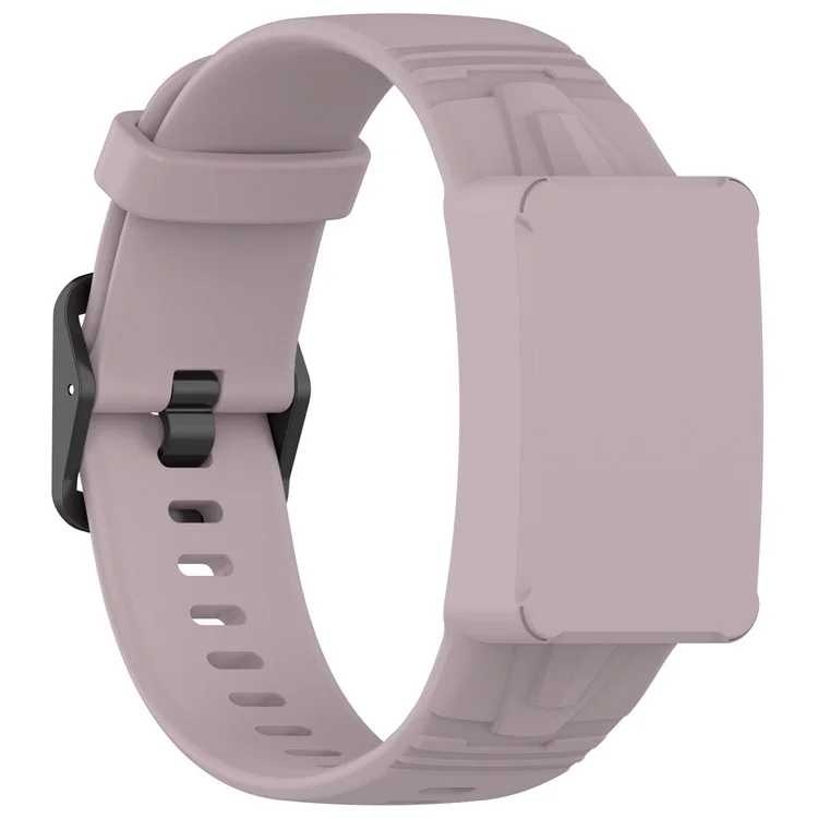 Pour WHOOP 4.0 Bracelet de Suivi de Fitness en Silicone Bracelet de Remplacement Intégré avec Étui de Protection - Violet