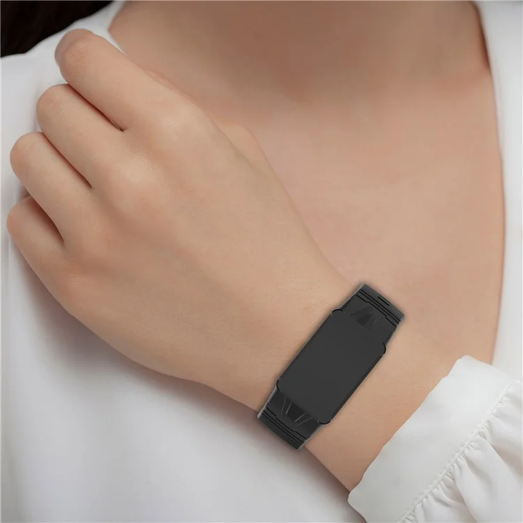 Pour WHOOP 4.0 Bracelet de Suivi de Fitness en Silicone Bracelet de Remplacement Intégré avec Étui de Protection - Violet