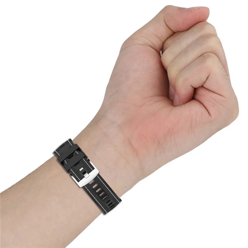 For WHOOP WHOOP 5.0 / 5.0 LIFE MG /  5.0 Peak / 5.0 One / 4.0 / 3.0 Fitness Tracker Wrist Strap Silicone Nylon Band with Protective Case - Blue