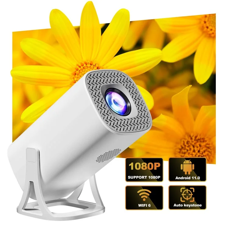 S40 Ultra Portable Projector Android Gaming Projector LED 1024x600P 120 ANSI Lumens 30-100 Inch Screen - US Plug