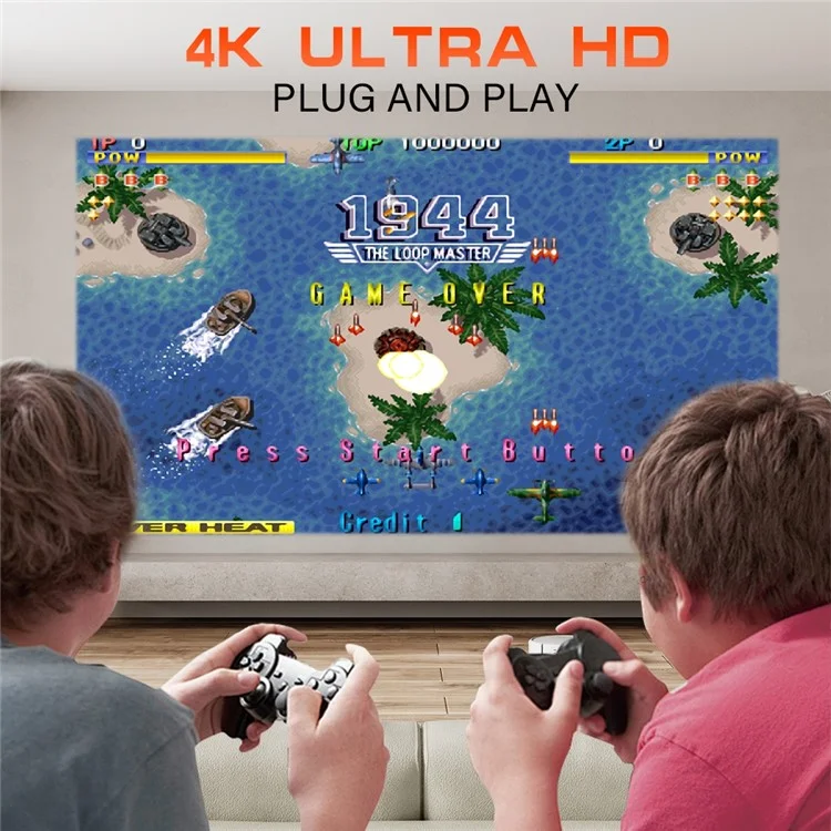 S40 Ultra Portable Projector Android Gaming Projector LED 1024x600P 120 ANSI Lumens 30-100 Inch Screen - US Plug