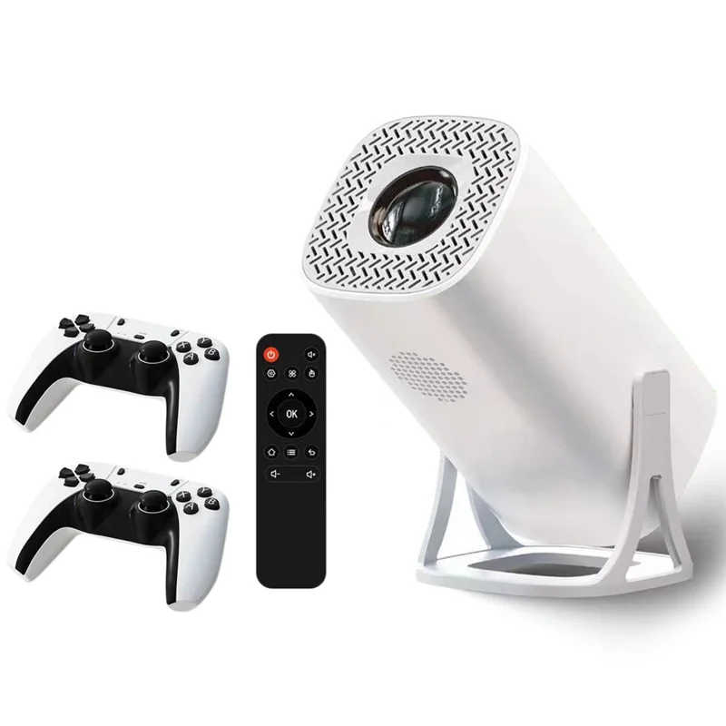 S40 Ultra Portable Projector Android Gaming Projector LED 1024x600P 120 ANSI Lumens 30-100 Inch Screen - EU Plug