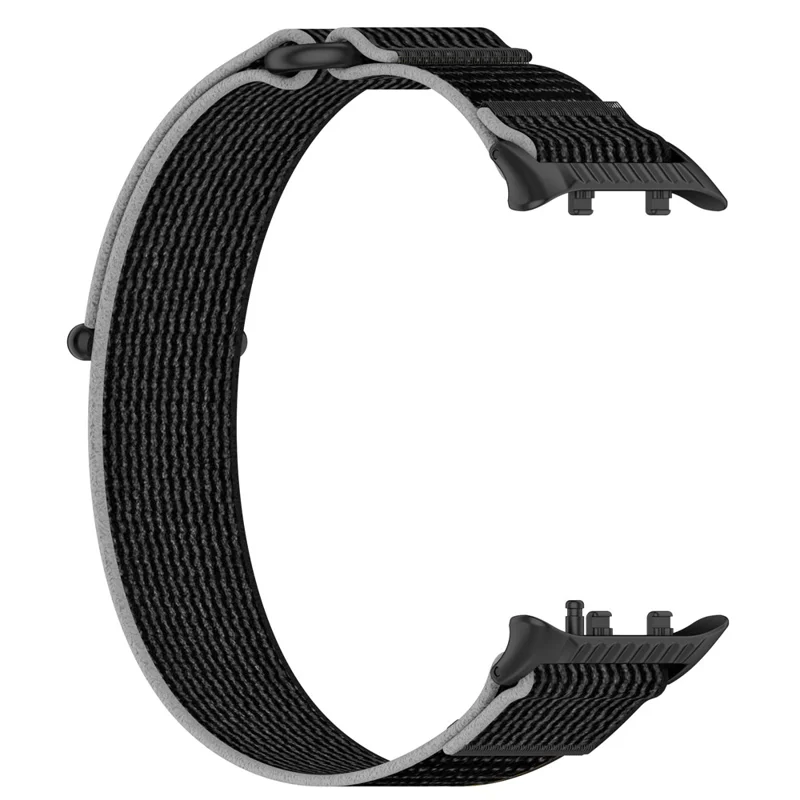 For Huawei Watch D2 Nylon Watch Band Replacement Strap Wristband - Black / Grey