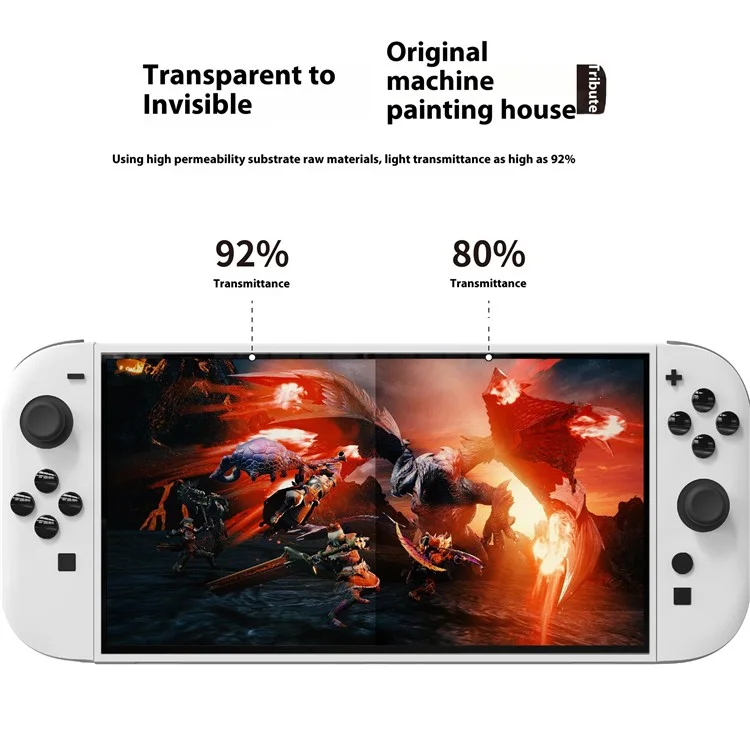 PGTECH GP-367 2 Stück Displayschutz aus gehärtetem Glas für Nintendo Switch Spielekonsole