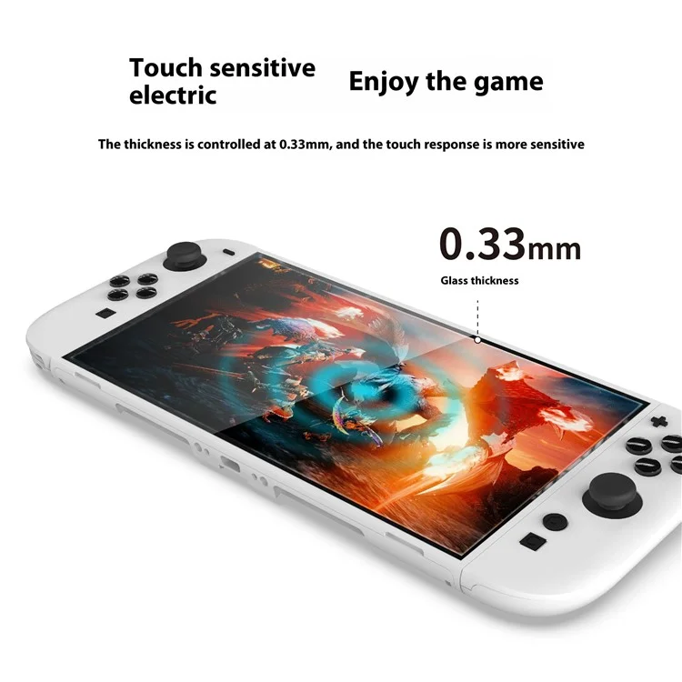 PGTECH GP-367 2 Stück Displayschutz aus gehärtetem Glas für Nintendo Switch Spielekonsole