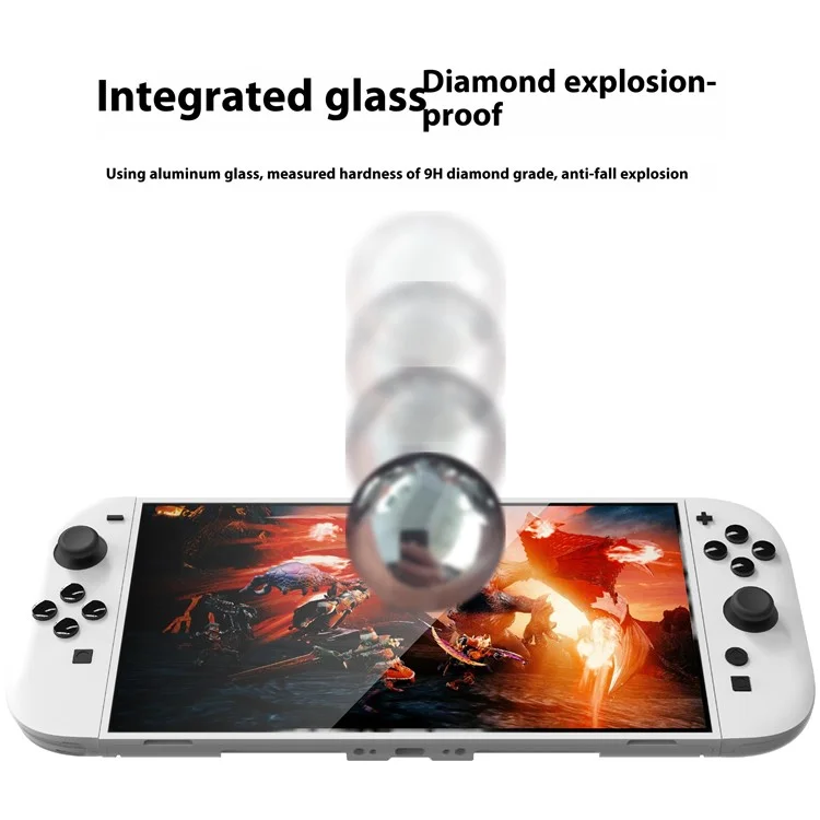 PGTECH GP-367 2 Stück Displayschutz aus gehärtetem Glas für Nintendo Switch Spielekonsole
