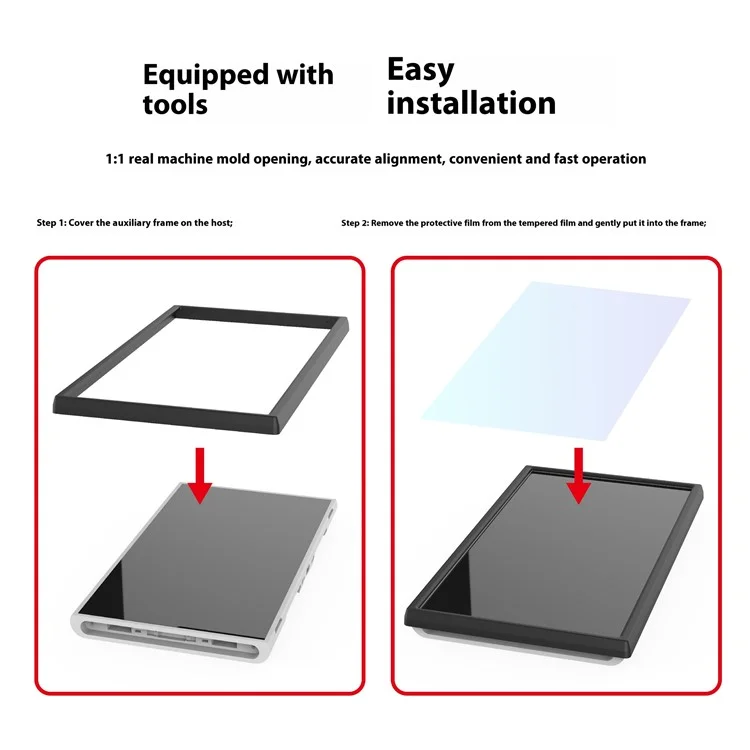 PGTECH GP-367 2 Stück Displayschutz aus gehärtetem Glas für Nintendo Switch Spielekonsole