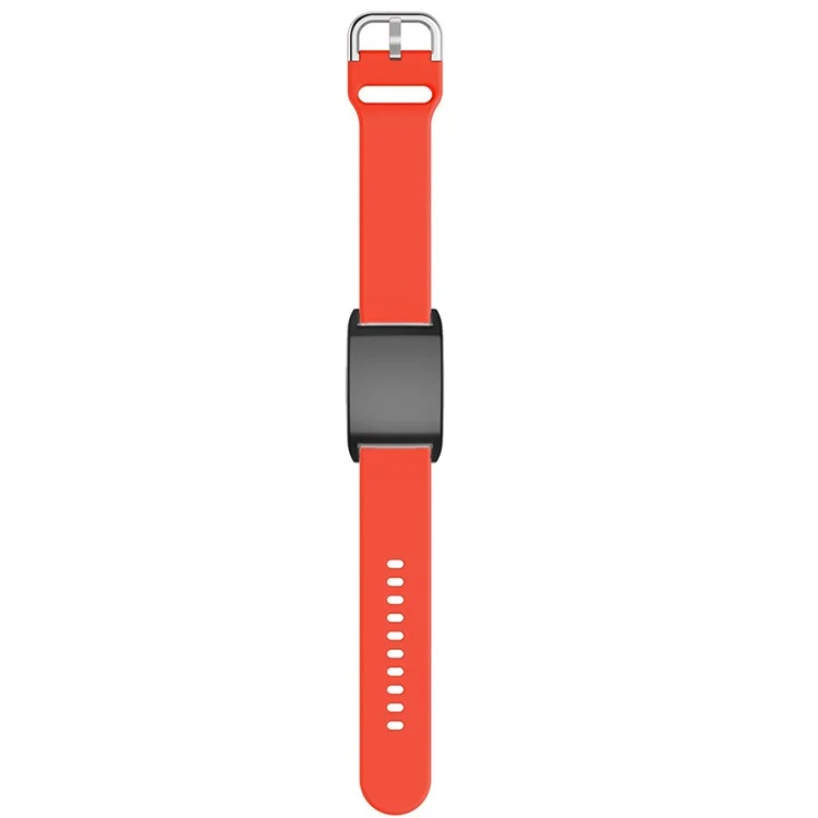 Pour WHOOP 4.0 Tracker de Fitness Bracelet de Remplacement en Silicone avec Étui de Protection - Rouge
