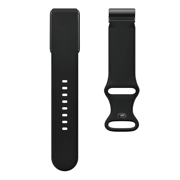 For Whoop 4.0 Watch Band 8-Shaped Buckle Silicone Wristband Adjustable Strap - Black