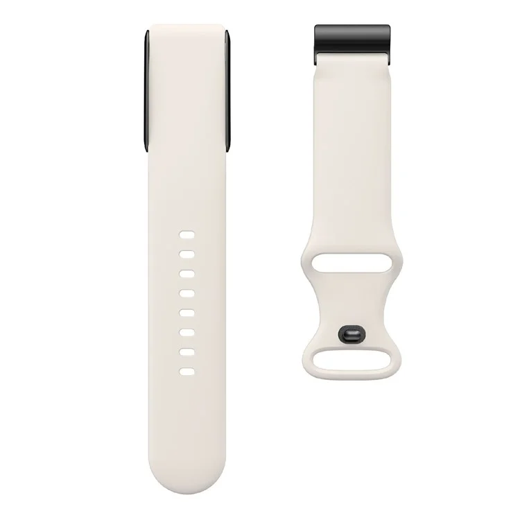 For Whoop 4.0 Watch Band 8-Shaped Buckle Silicone Wristband Adjustable Strap - Starlight