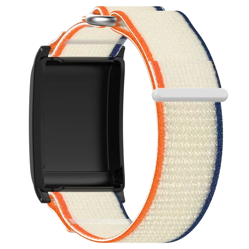 KALEBOL Für WHOOP 4.0 Uhrenarmband Klettband Nylon Gewebearmband - Orange / Beige