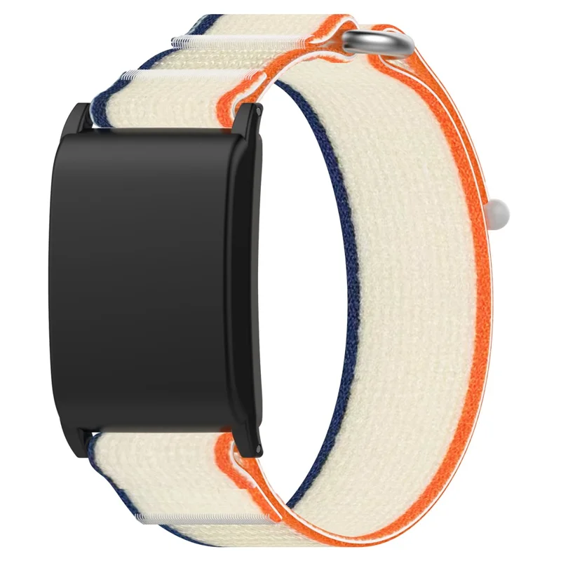 KALEBOL Für WHOOP 4.0 Uhrenarmband Klettband Nylon Gewebearmband - Orange / Beige