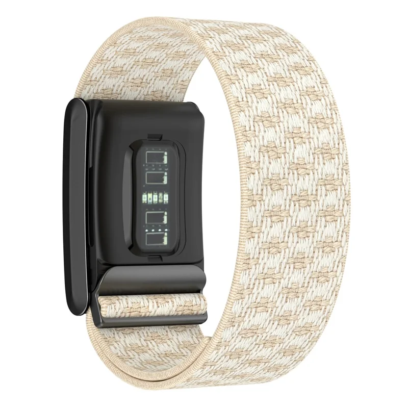 KALEBOL For WHOOP 4.0 Watch Strap Cashmere Stretch Nylon Woven Wrist Band - Starlight