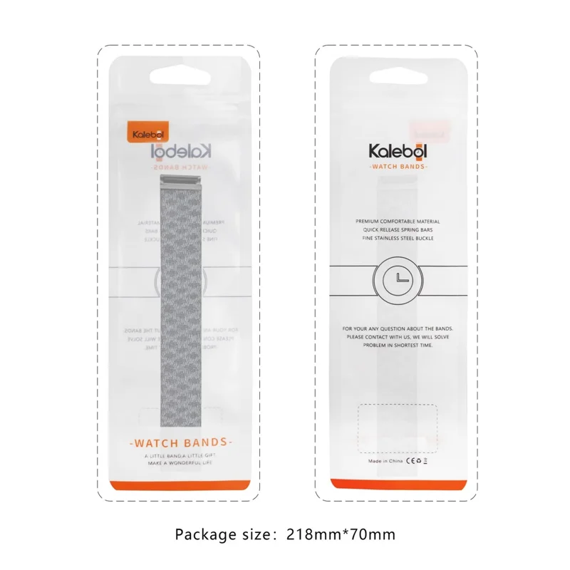 KALEBOL For WHOOP 4.0 Watch Strap Cashmere Stretch Nylon Woven Wrist Band - Starlight
