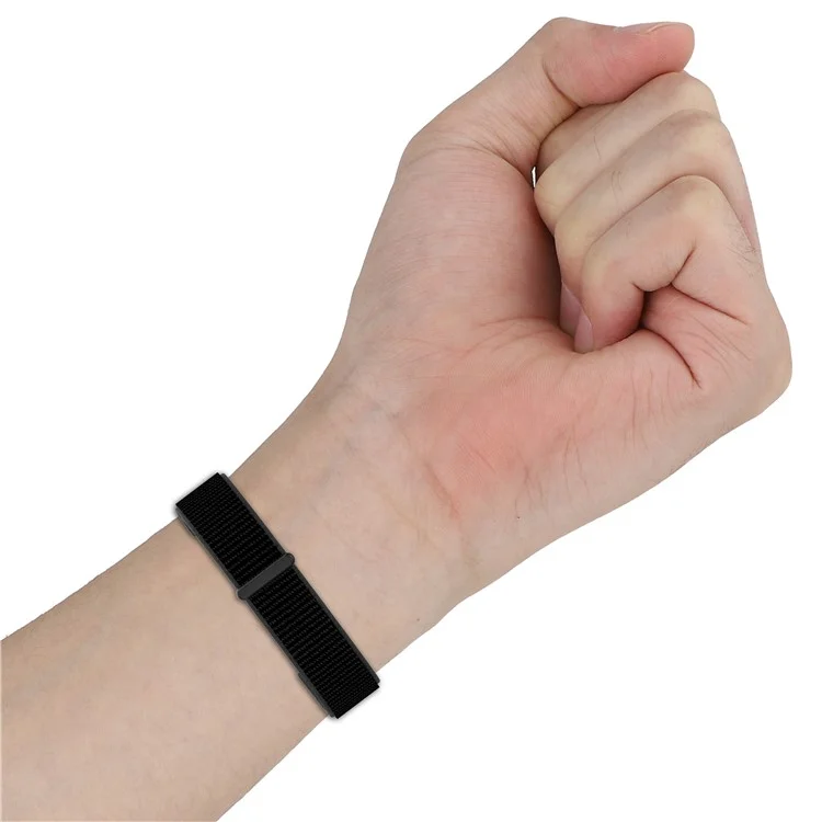 KALEBOL Watch Strap For Huawei Band 10  /  9  /  8 Magic Tape Nylon Replacement Wrist Band - Rainbow