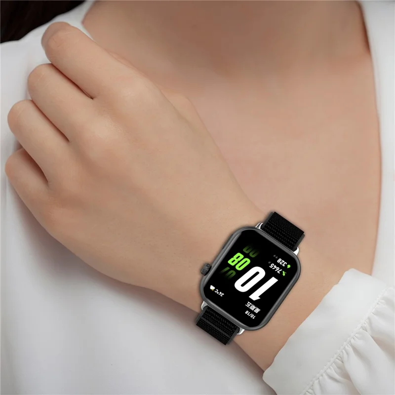 KALEBOL For Honor Choice ROSSINI 2i Watch Strap Magic Tape Nylon Replacement Wrist Band - Seashell