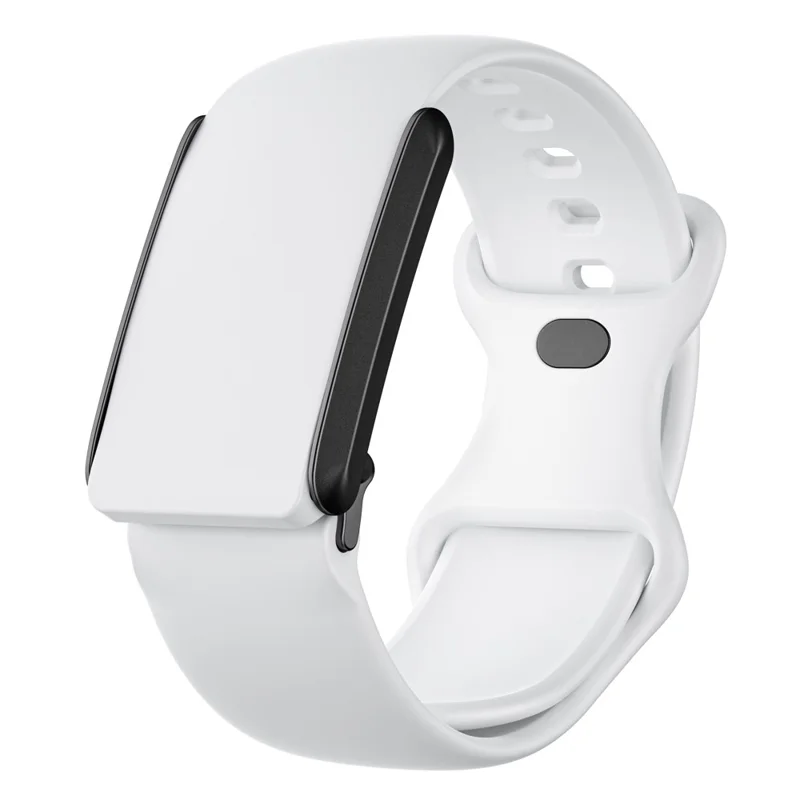 KALEBOL Pour Bracelet de Montre WHOOP 4.0 Boucle en Forme de 8 en Silicone, Bracelet Réglable - Blanc