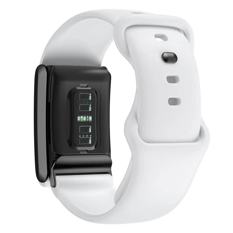 KALEBOL Pour Bracelet de Montre WHOOP 4.0 Boucle en Forme de 8 en Silicone, Bracelet Réglable - Blanc