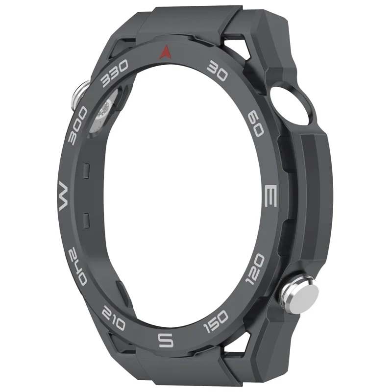 Para Huawei Watch GT 5 46mm Capa Protetora Caso de Alta Qualidade Anti-Queda PC Moldura de Relógio - Cinza