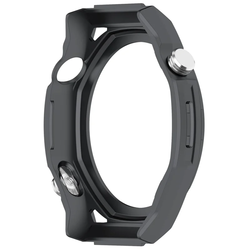 Para Huawei Watch GT 5 46mm Capa Protetora Caso de Alta Qualidade Anti-Queda PC Moldura de Relógio - Cinza