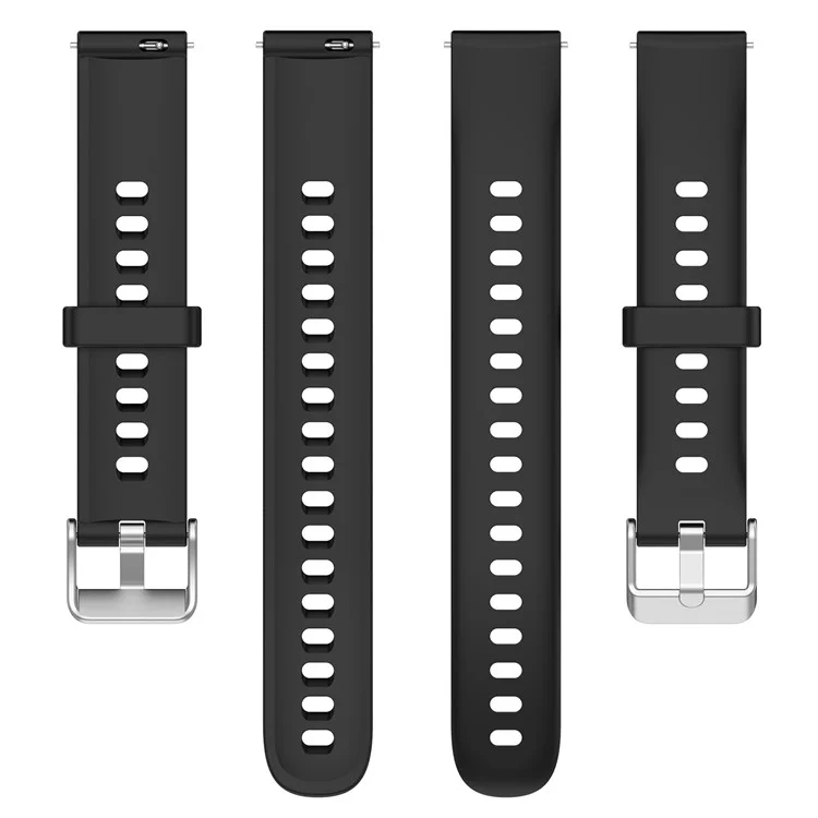 Correa de Silicona Ajustable de 16mm para Smartwatch Compatible con Keep B5 / B4 Lite / Huawei Talkband B7 - Negro