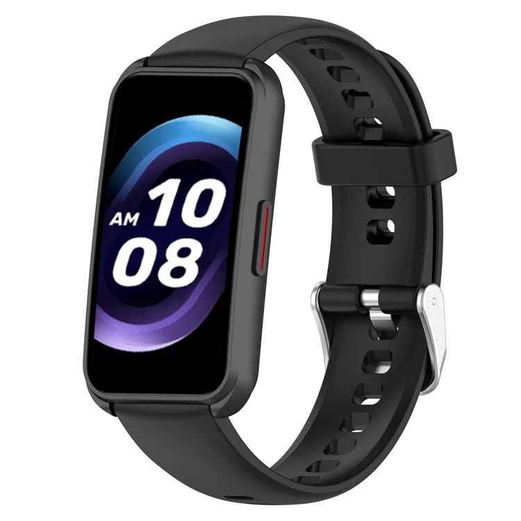 Correa de Silicona Ajustable de 16mm para Smartwatch Compatible con Keep B5 / B4 Lite / Huawei Talkband B7 - Negro