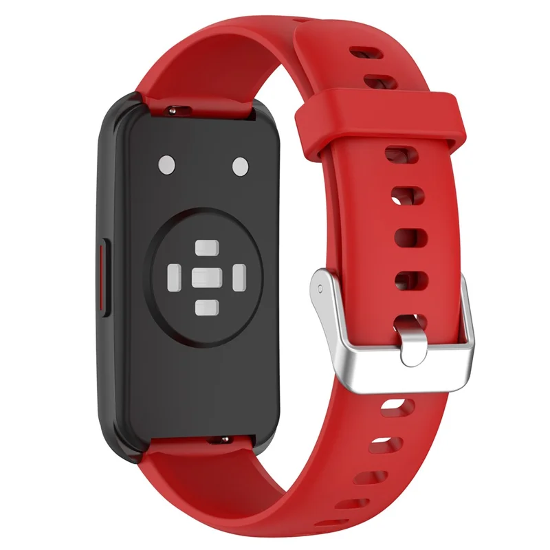 16mm Smartwatch Band for Keep B5 / B4 Lite / Huawei TalkBand B7 Adjustable Silicone Strap - Red