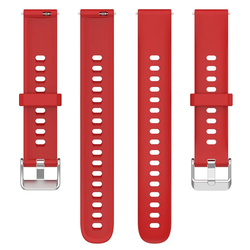 16mm Smartwatch Band for Keep B5 / B4 Lite / Huawei TalkBand B7 Adjustable Silicone Strap - Red