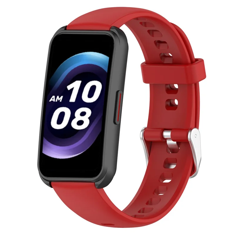 16mm Smartwatch Band for Keep B5 / B4 Lite / Huawei TalkBand B7 Adjustable Silicone Strap - Red