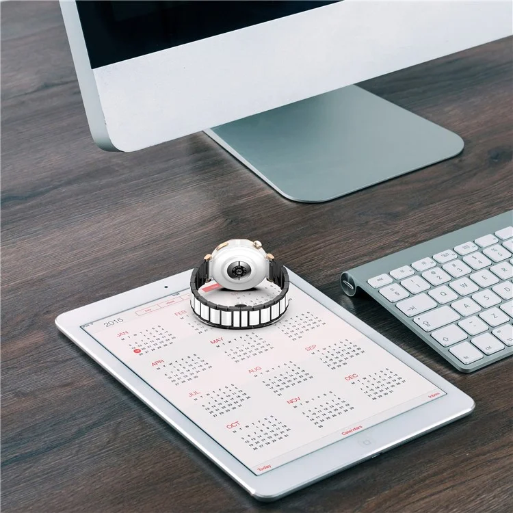 Correa de reloj de cerámica + aleación de zinc para Oppo Watch X2 Mini - Negro+Blanco