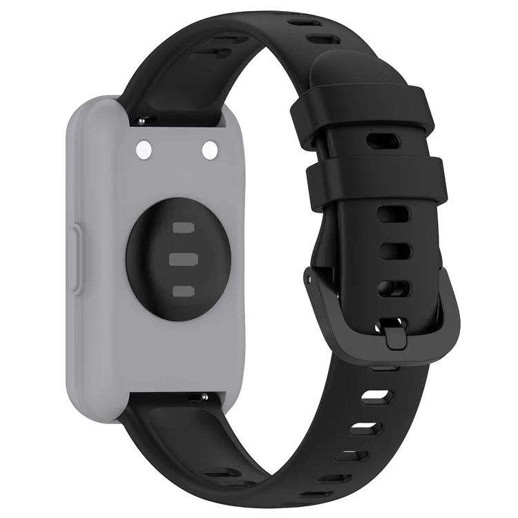 Correa de repuesto For Keep B5 de silicona ajustable para reloj - Negro
