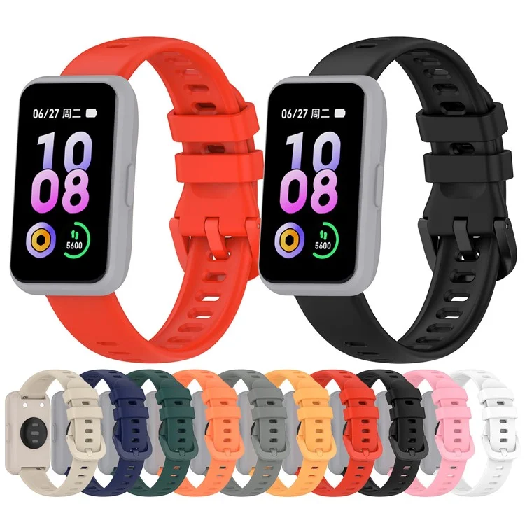Correa de repuesto For Keep B5 de silicona ajustable para reloj - Negro