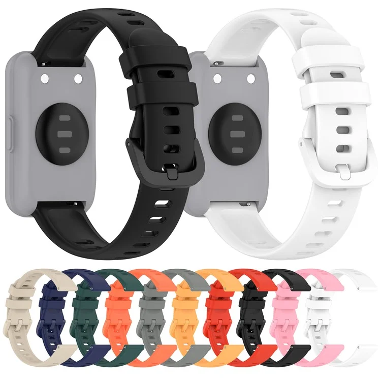 Correa de repuesto For Keep B5 de silicona ajustable para reloj - Negro