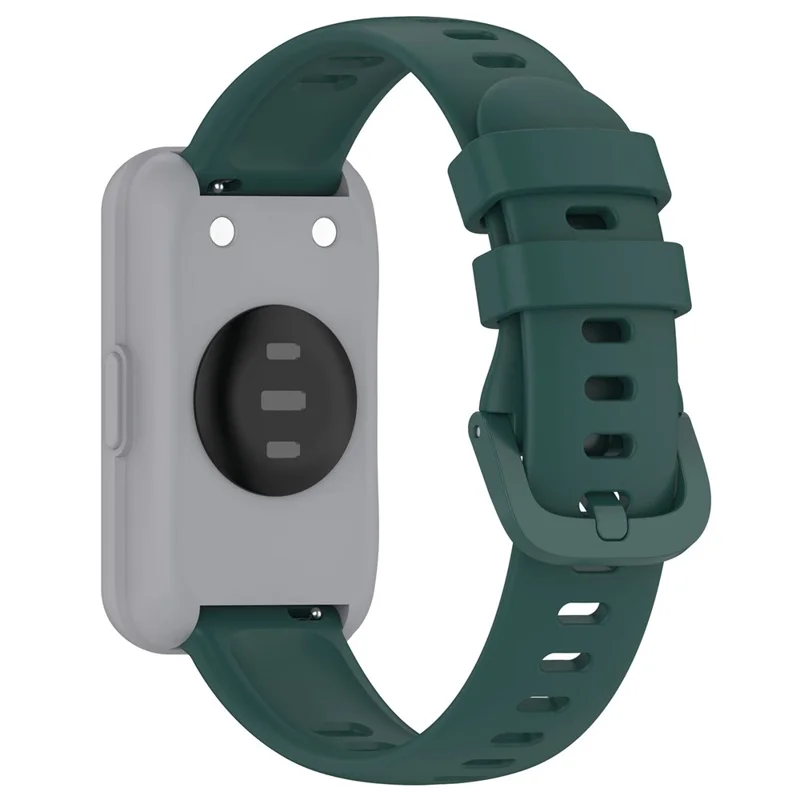 For Keep B5 Silicone Watch Band Adjustable Wristband Replacement Strap - Dark Green