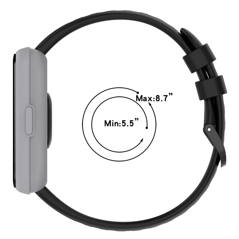 For Keep B5 Silicone Watch Band Adjustable Wristband Replacement Strap - Dark Green