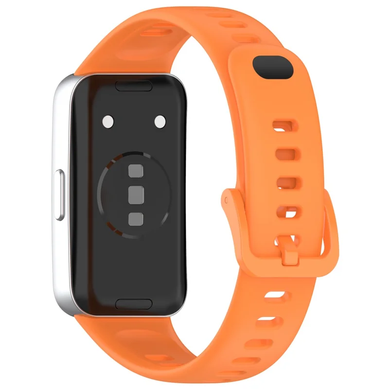 Per Huawei Band 10 / 10 NFC / 9 / 9 NFC / 8 / 8 NFC Cinturino di Ricambio in Silicone per Smartwatch - Arancione