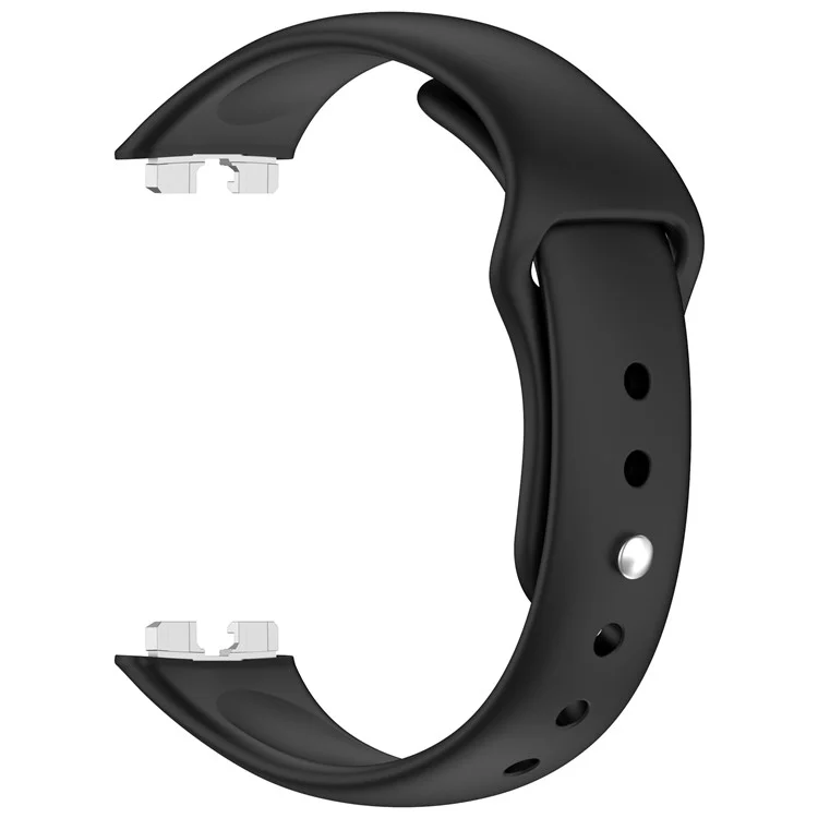 For Huawei Band 10 / 10 NFC / 9 / 9 NFC / 8 / 8 NFC Silicone Wristband Replacement Strap Sports Fitness Tracker Band - Black