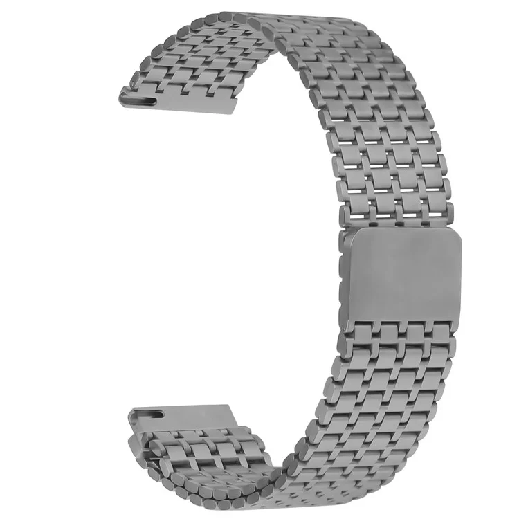 For Huawei Watch 3 Pro  /  Watch 3 Bands Adjustable Stainless Steel Magnetic Clasp Watchband Wrist Strap - Titanium