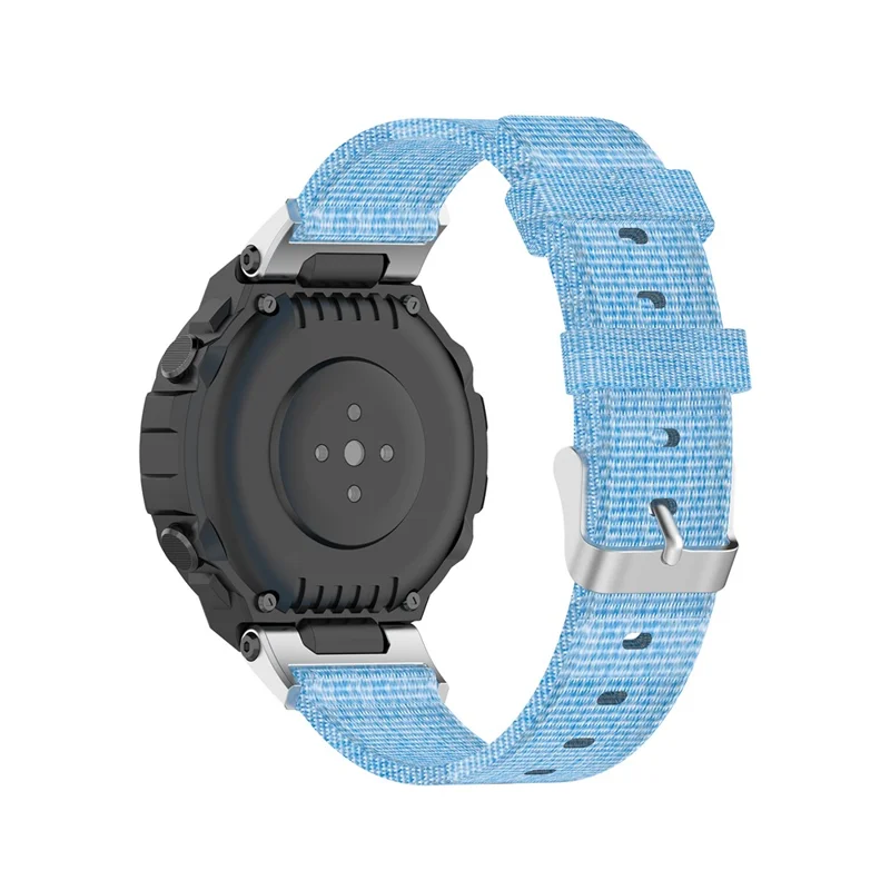 Nylon Cloth Replacement Strap Smart Watch Band for Huami Amazfit T-Rex Pro/Amazfit T-Rex - Baby Blue