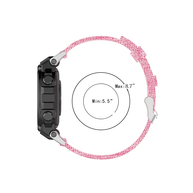 Nylon Cloth Replacement Strap Smart Watch Band for Huami Amazfit T-Rex Pro/Amazfit T-Rex - Baby Blue