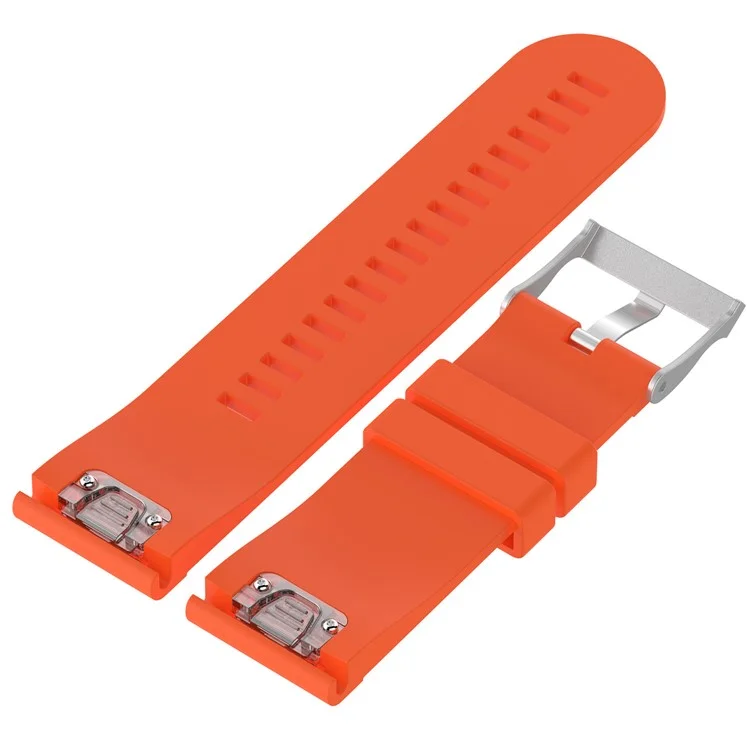 For Garmin Fenix 6X Replacement Strap Quick Release Silicone Watch Band (MOQ: 10Pcs) - Orange