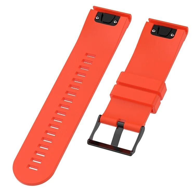 For Garmin Fenix 6X Replacement Strap Quick Release Silicone Watch Band (MOQ: 10Pcs) - Orange