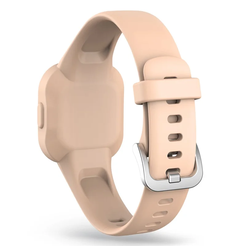 For Garmin Fit RJ3 / Vivofit JR3 Silicone Watch Band Pattern Printing Wrist Strap Replacement  - Light Pink