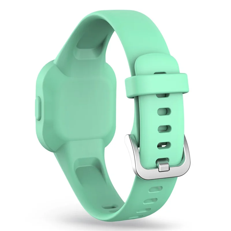 For Garmin Fit RJ3 / Vivofit JR3 Silicone Watch Band Pattern Printing Wrist Strap Replacement  - Green