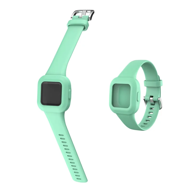 For Garmin Fit RJ3 / Vivofit JR3 Silicone Watch Band Pattern Printing Wrist Strap Replacement  - Green